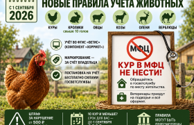 🐔  Куры, кролики и немного бюрократии: кого и зачем регистрировать с 1 сентября